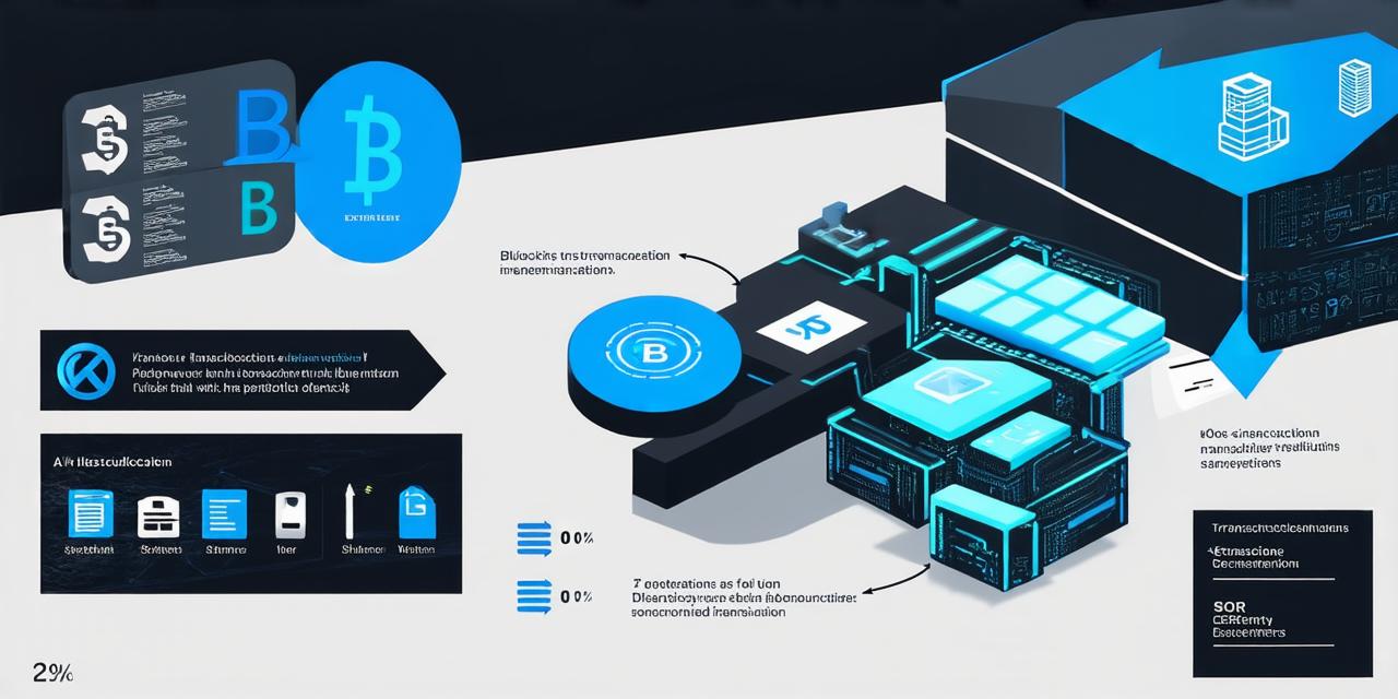 What type of transaction can be stored in blocks on a blockchain