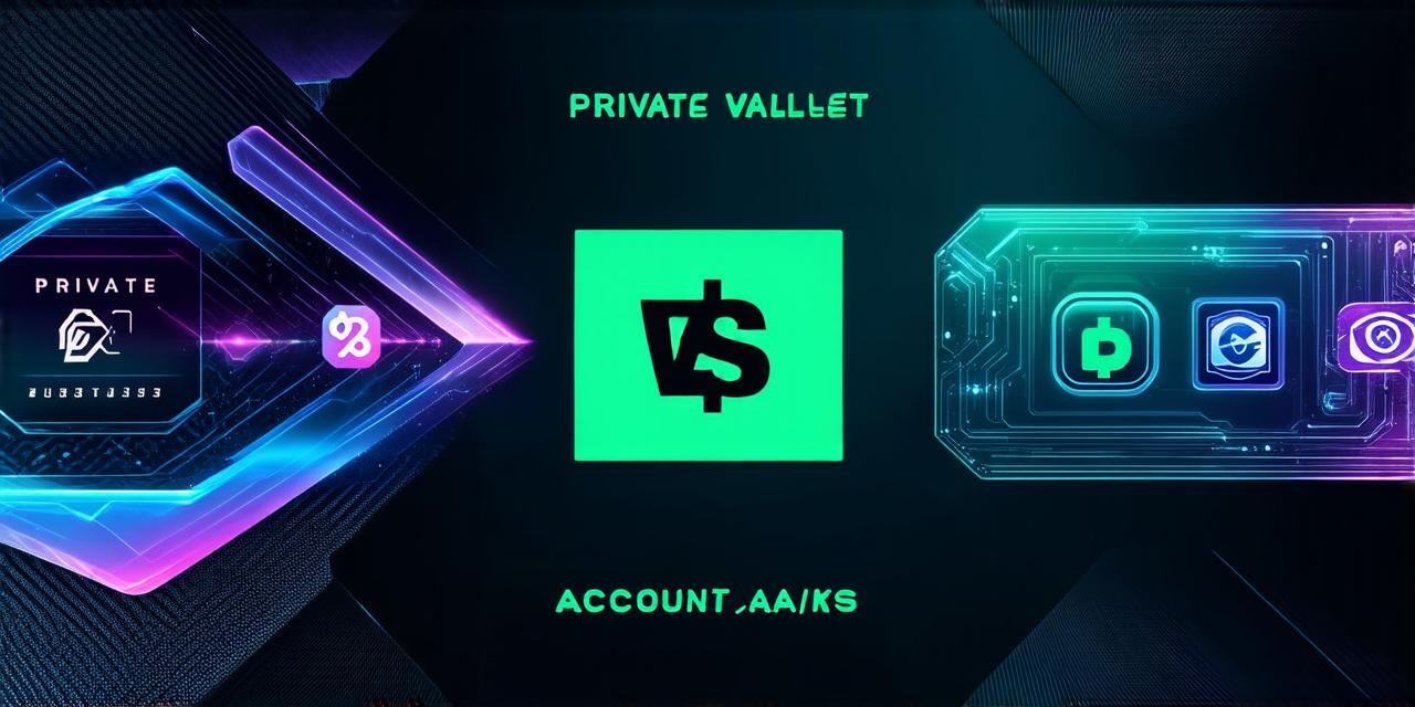 What is the difference between private key wallet and trading account in blockchain